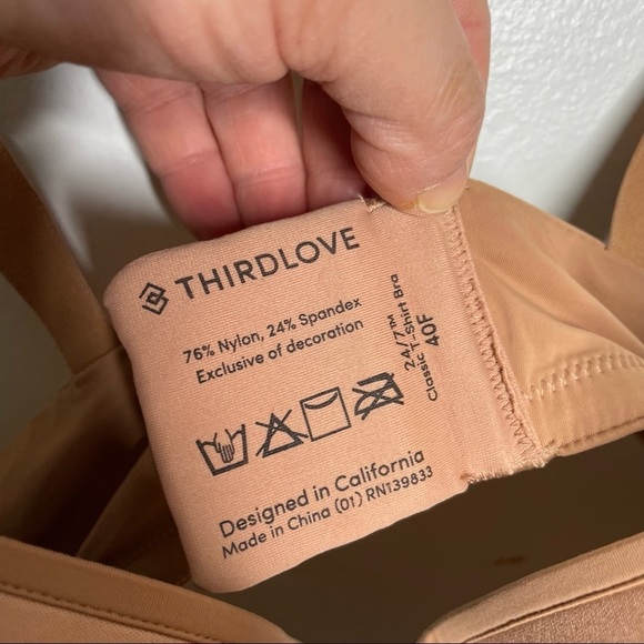 ThirdLove 24/7 Classic T-Shirt Bra in Mocha Womens 40F - Picture 3 of 6